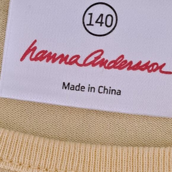 Hanna Andersson Girl's Yellow Booma Tulle Floral Top Size 140 (10) - Picture 4 of 4